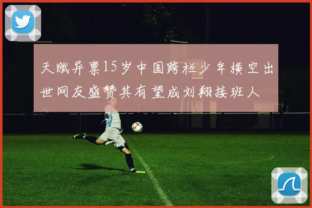 天赋异禀15岁中国跨栏少年横空出世网友盛赞其有望成刘翔接班人